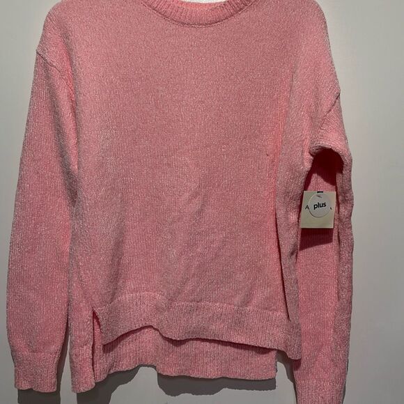 Arizona Jean Co. Women's Rose Pink Crew Neck Knit Pullover Sweater Size XL NWT - Picture 9 of 9